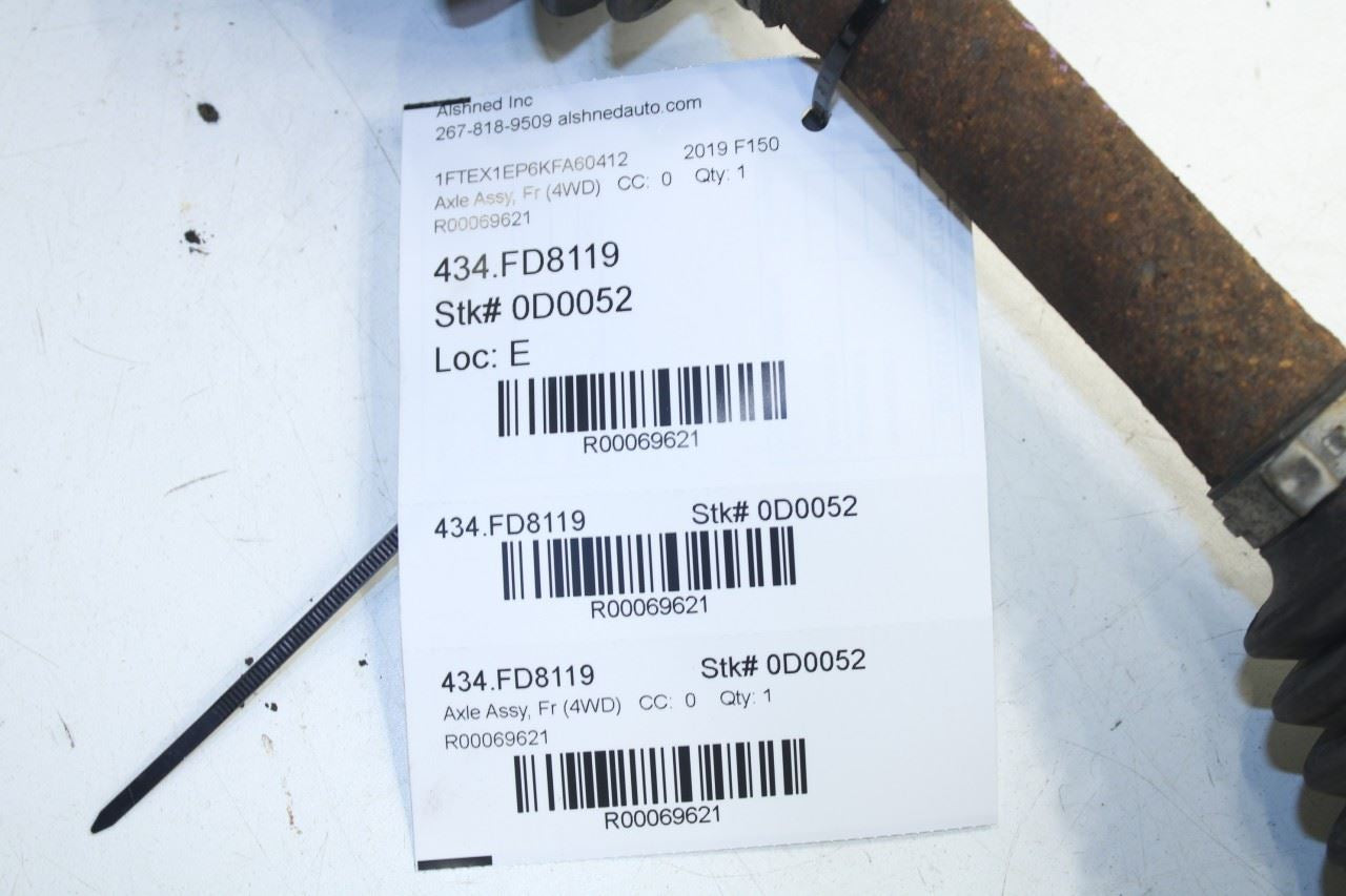 15-20 Ford F150 XL Super Cab 4x4 Front Left CV Axle Drive Half Shaft GL3Z3A427A - Alshned Auto Parts
