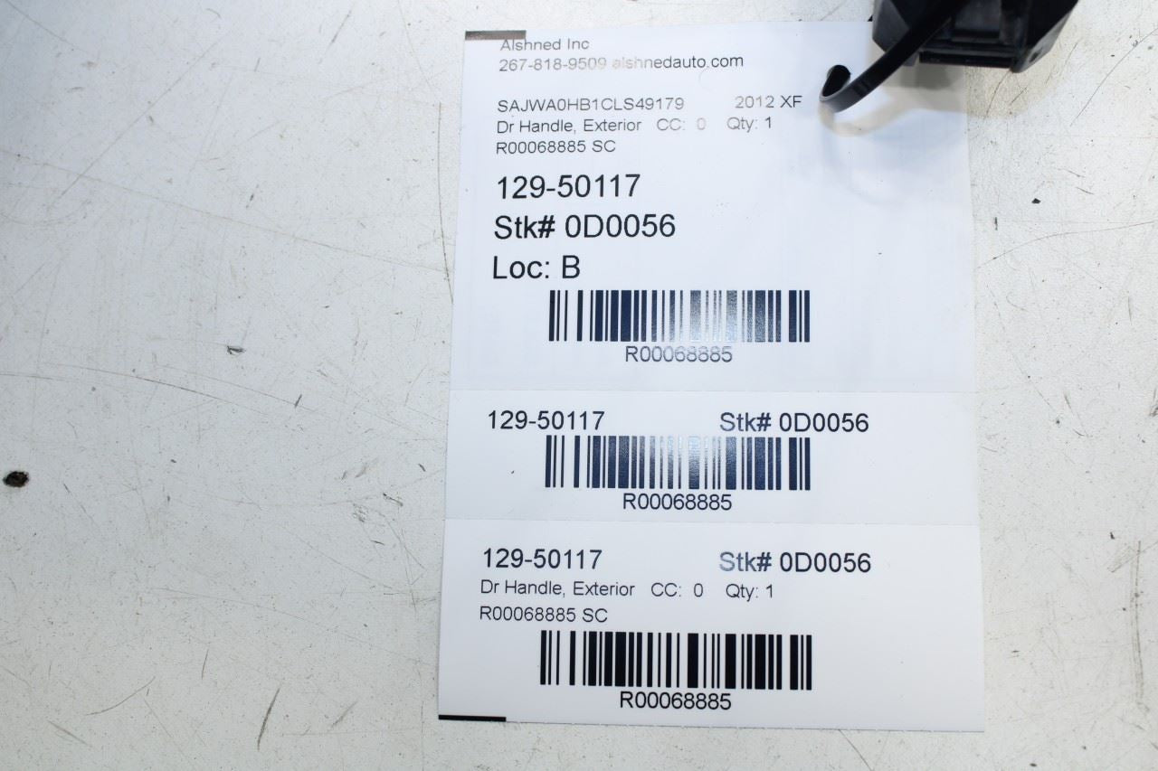 2010-15 Jaguar XF Portfolio 5.0L RWD Rear Driver Left Side Door Exterior Handle - Alshned Auto Parts