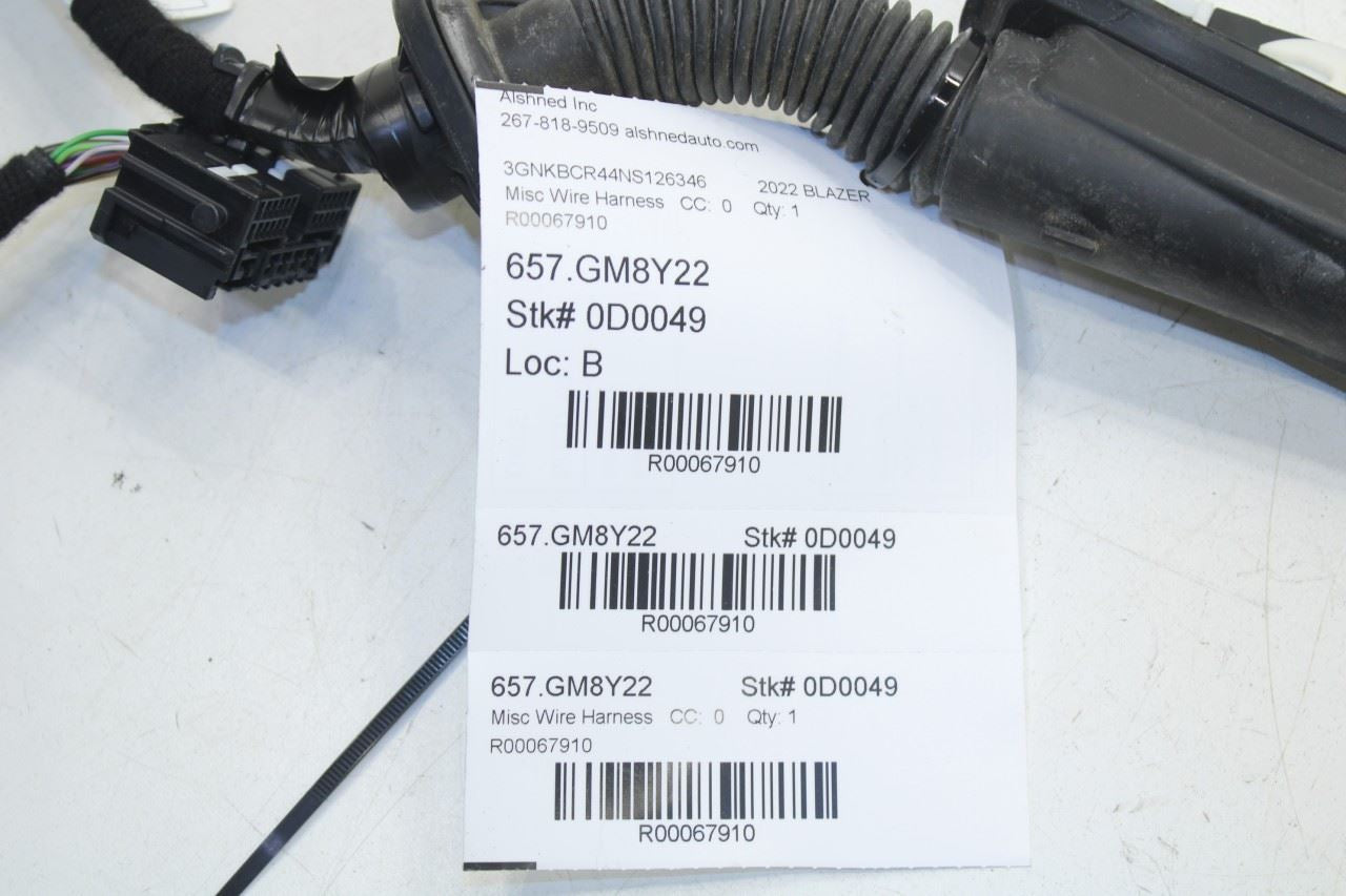2022-2024 Chevrolet Blazer 2LT Front Left Driver Door Wire Harness 84991367 OEM - Alshned Auto Parts
