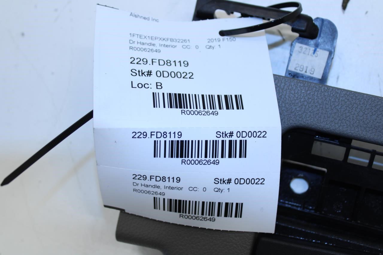 2015-2020 Ford F150 XL Rear Left Side Door Interior Handle FL34-18266B35-A OEM - Alshned Auto Parts