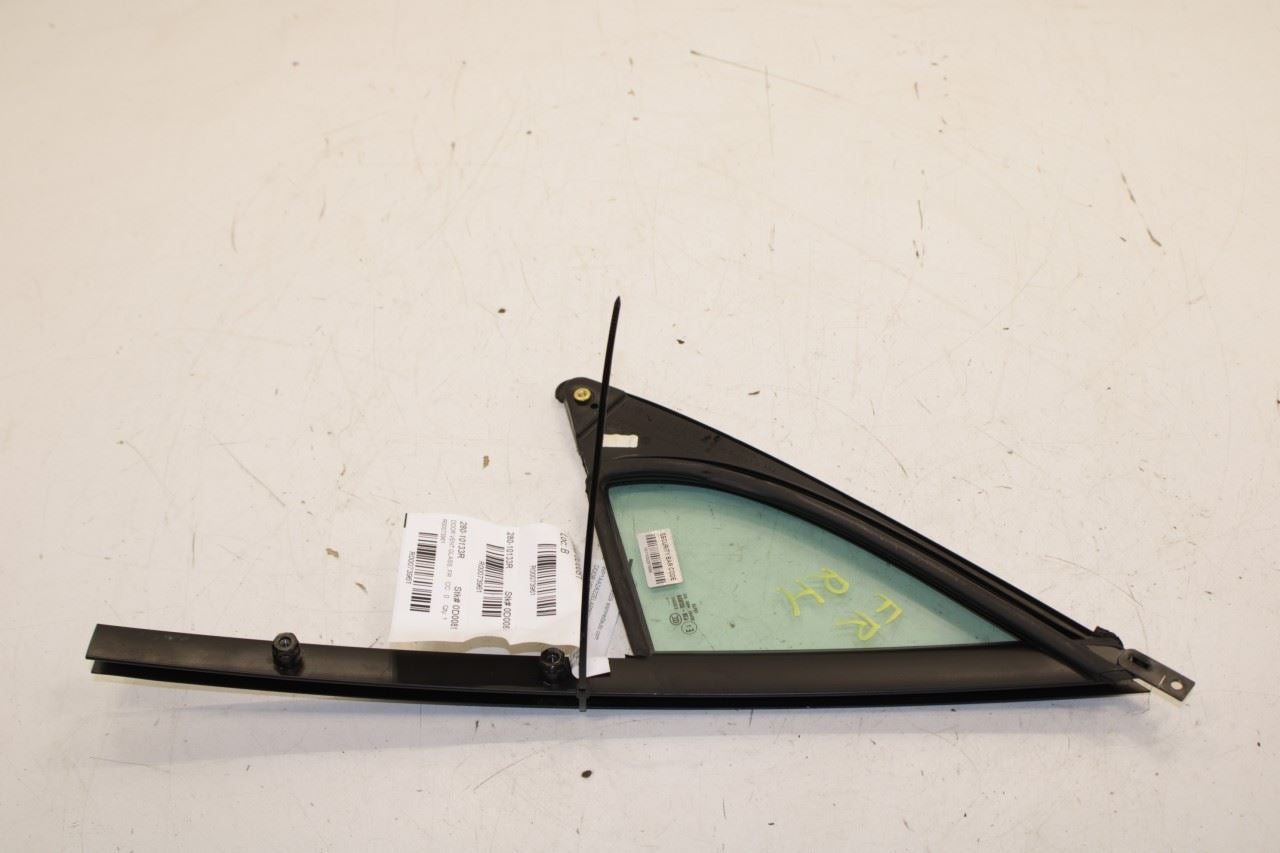 2011-18 Porsche Cayenne Platinum Front Right Side Door Quarter Vent Window Glass - Alshned Auto Parts