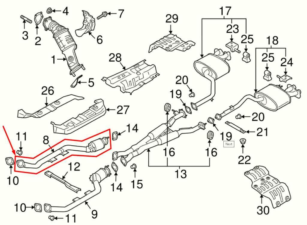 2018-2023 Kia Stinger GT1 3.3L AWD Front Right Exhaust System Pipe 28606-J5310 - Alshned Auto Parts
