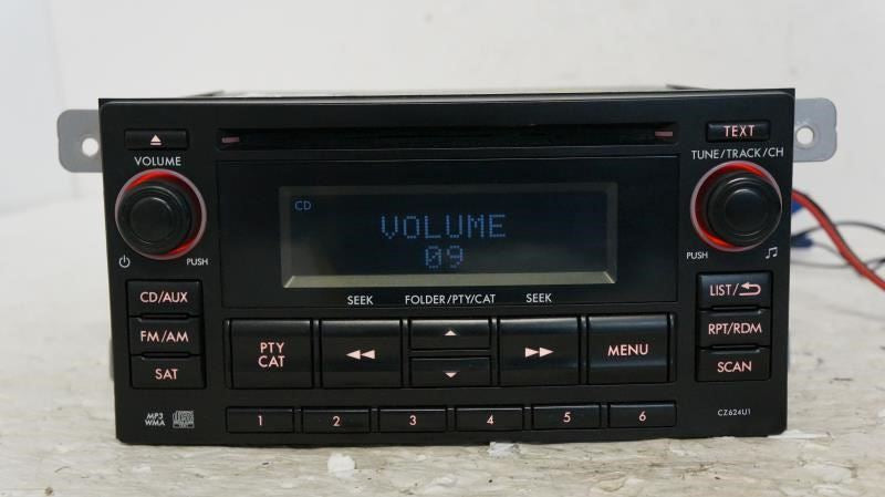 2011 Subaru Impreza Clarion CD Player Radio Faceplate Control Panel w/ Receiver1