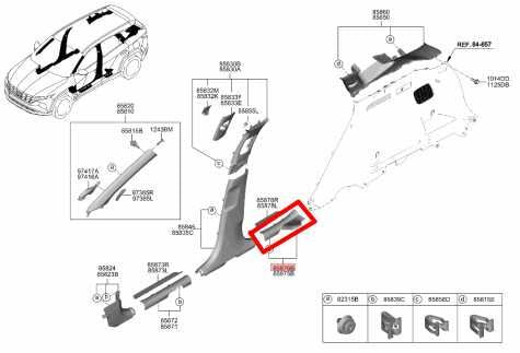 2022-25 Hyundai Tucson SEL 2.5L Rear Right Side Door Sill Scuff Plate Trim Panel - Alshned Auto Parts