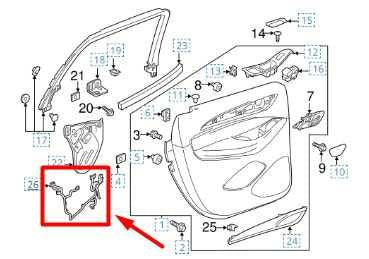 2020-2021 Buick Enclave Rear Right Passenger Door Wire Harness 84747890 OEM - Alshned Auto Parts