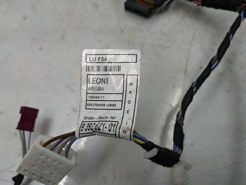 16-18 Mini Cooper Clubman Rear Left Liftgate Split Door Wire Harness 9392621 OEM3