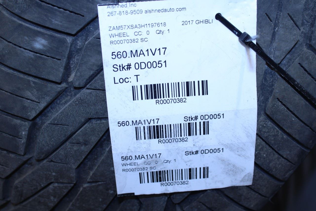 17-20 Maserati Ghibli Wheel 2xP245/45ZR19 and 2xP275/40ZR19 670016856 OEM *ReaD* - Alshned Auto Parts