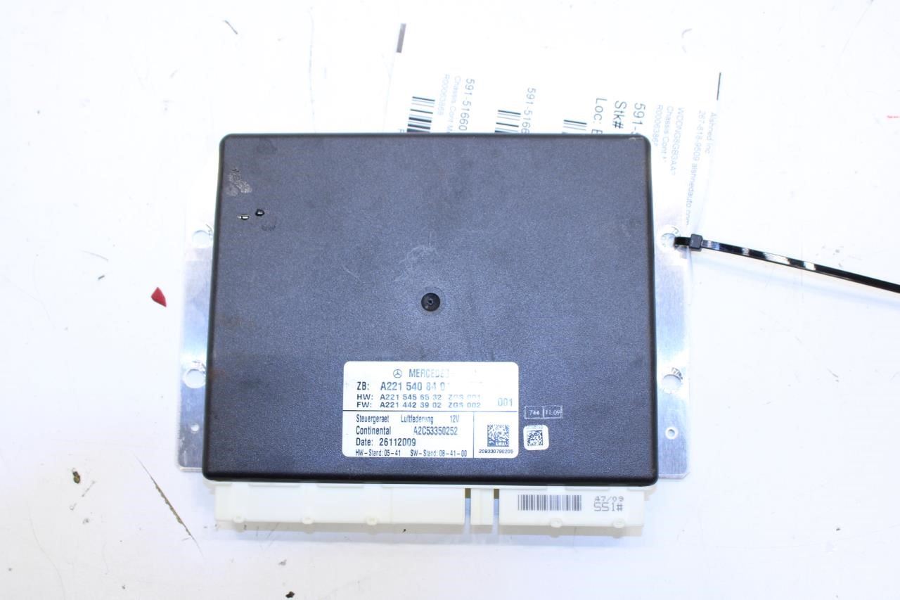 07-2013 Mercedes-Benz S550 Airmatic Air Suspension Control Module 221-540-84-01 - Alshned Auto Parts
