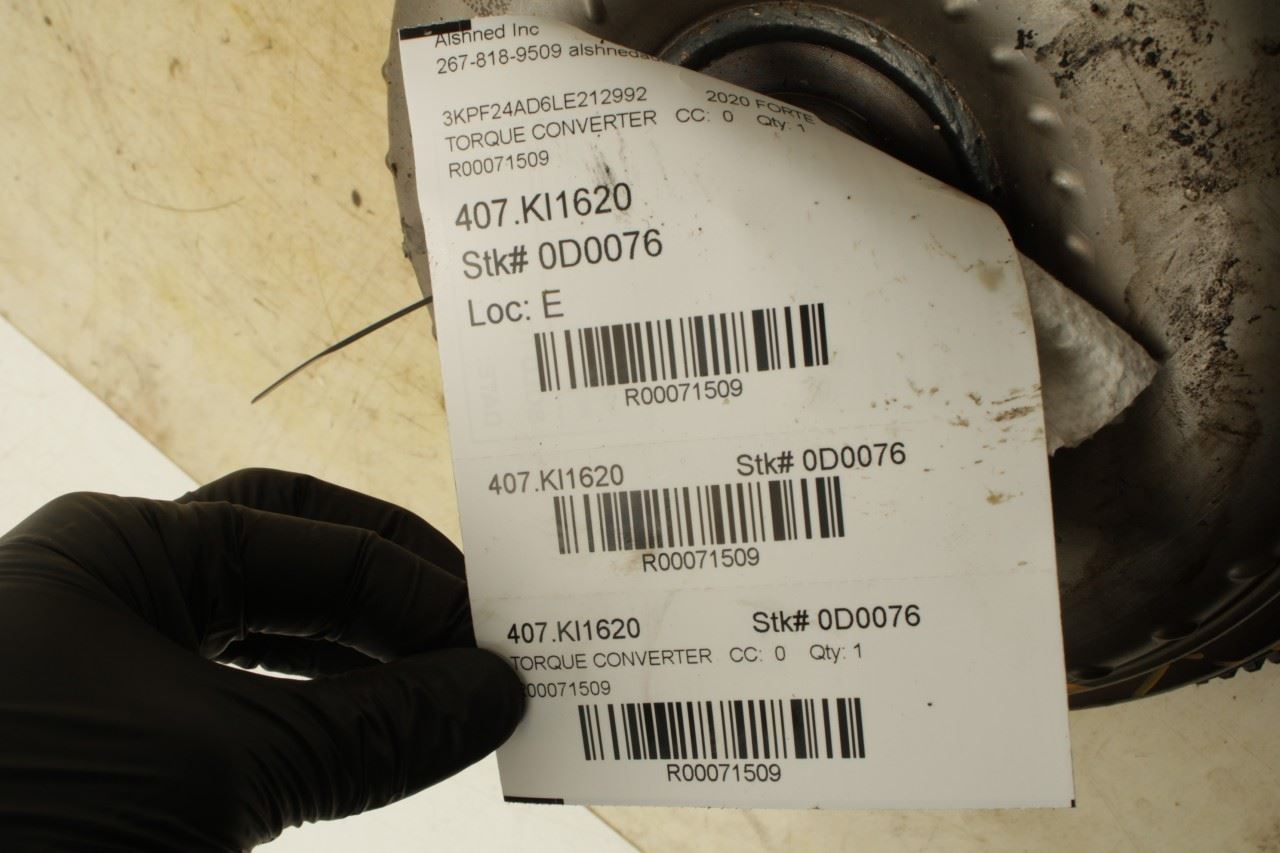 19-24 Kia Forte LXS 2.0L FWD Automatic Transmission Torque Converter 45100-2H100 - Alshned Auto Parts