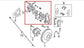 2013-2020 Nissan Pathfinder SV Front Right Side Brake Disc Caliper 41001-3JA0C - Alshned Auto Parts