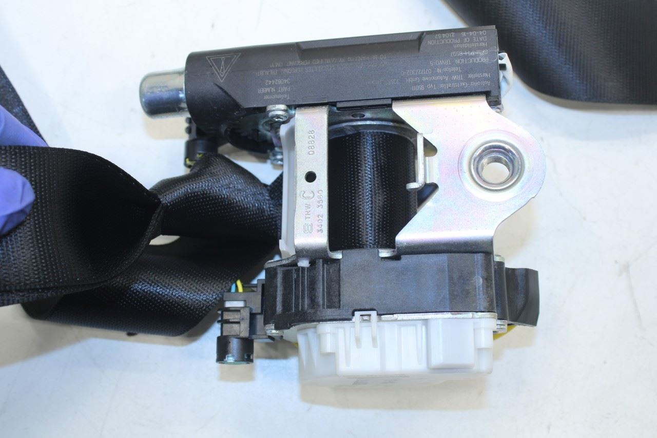 10-16 Porsche Panamera 4 3.6L AWD Front Passenger Right Side Seat Belt Retractor - Alshned Auto Parts