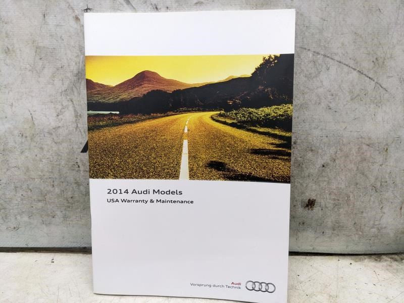 2014 Audi A4 / S4 Owners Manual Set with Case 142-561-8K0-23 OEM - Alshned Auto Parts