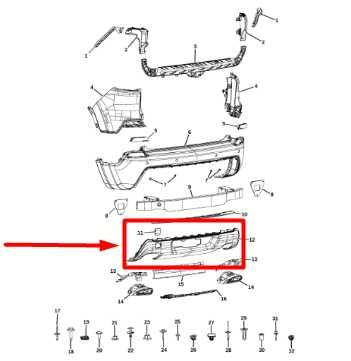 2019-2021 Jeep Cherokee Rear Bumper Lower Valance Panel 68306222AC OEM - Alshned Auto Parts