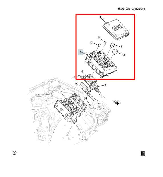 2021-22 Chevrolet Blazer 2LT 2.0L Engine Fuse Relay Junction Box w/ Cable *ReaD* - Alshned Auto Parts