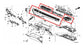 2022-2025 Honda Civic Sport Dash Air Vents w/ Trim Bezel and Start Button - Alshned Auto Parts
