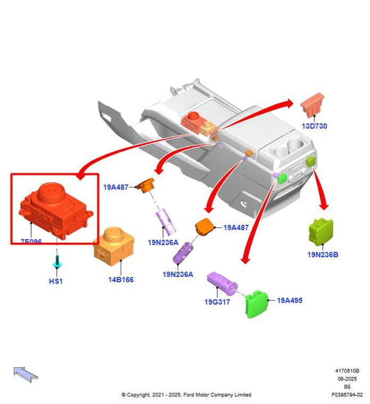 2022-24 Ford Expedition MAX XLT Auto Transmission Gear Shifter Selector Control - Alshned Auto Parts