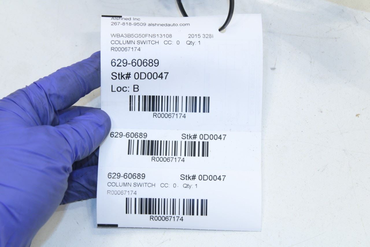 13-16 BMW 328i xDrive SULEV 2.0L Steering Column Light Turn Signal Wiper Switch - Alshned Auto Parts