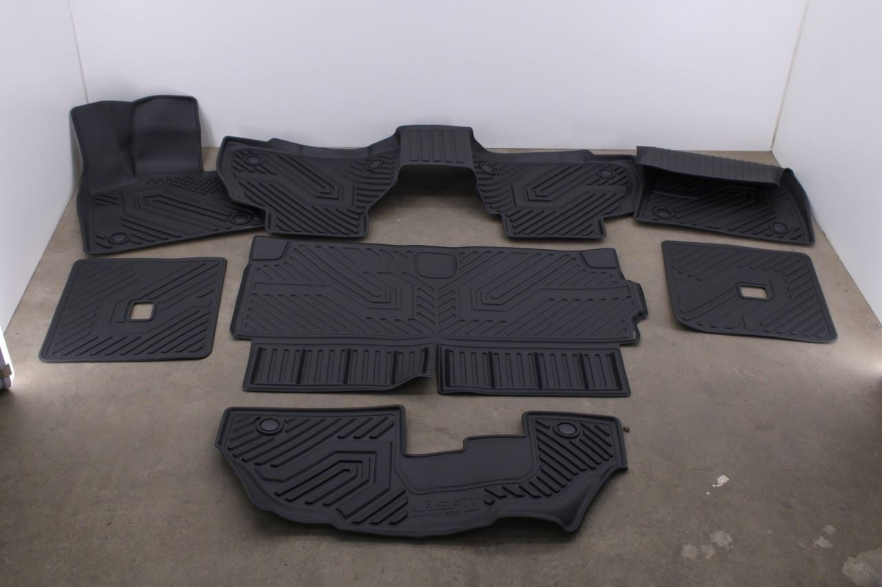 19-26 BMW X7 Front Rear 2nd Row w/ Trunk Floor All Weather Rubber Mats Set of 70