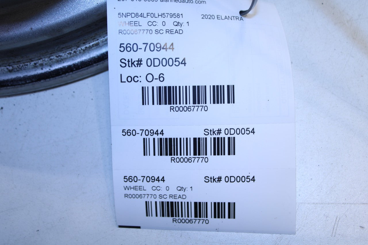 2019-20 Hyundai Elantra SEL Aluminium Wheel R16x6.5J TPMS 52910-F2BA0 OEM *ReaD* - Alshned Auto Parts