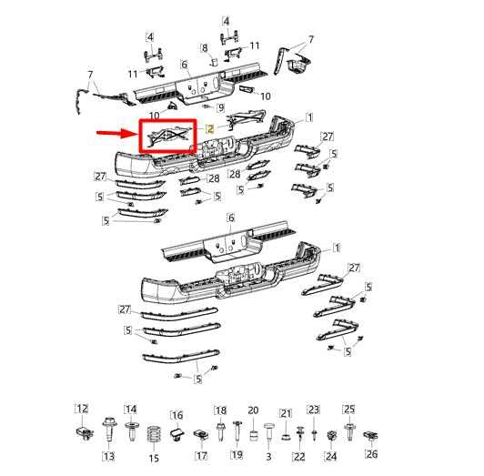 2019-2024 Ram 1500 Rear Left Driver Side Step Bumper Bracket 68404447AC OEM - Alshned Auto Parts