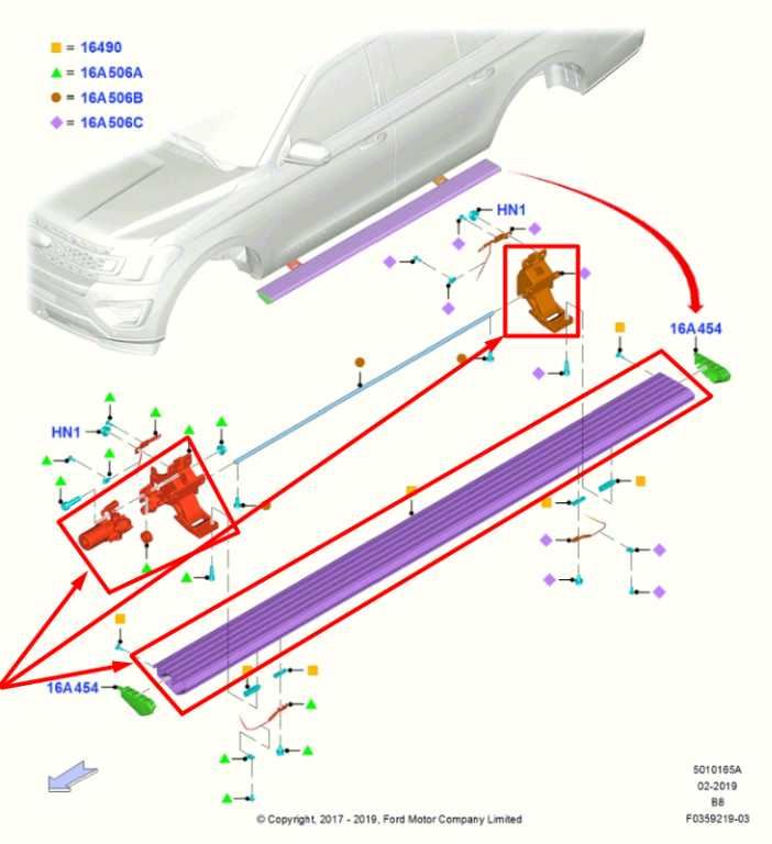 2018-2024 Ford Expedition Limited Power Right Side Running Step Board 122.5'' WB - Alshned Auto Parts