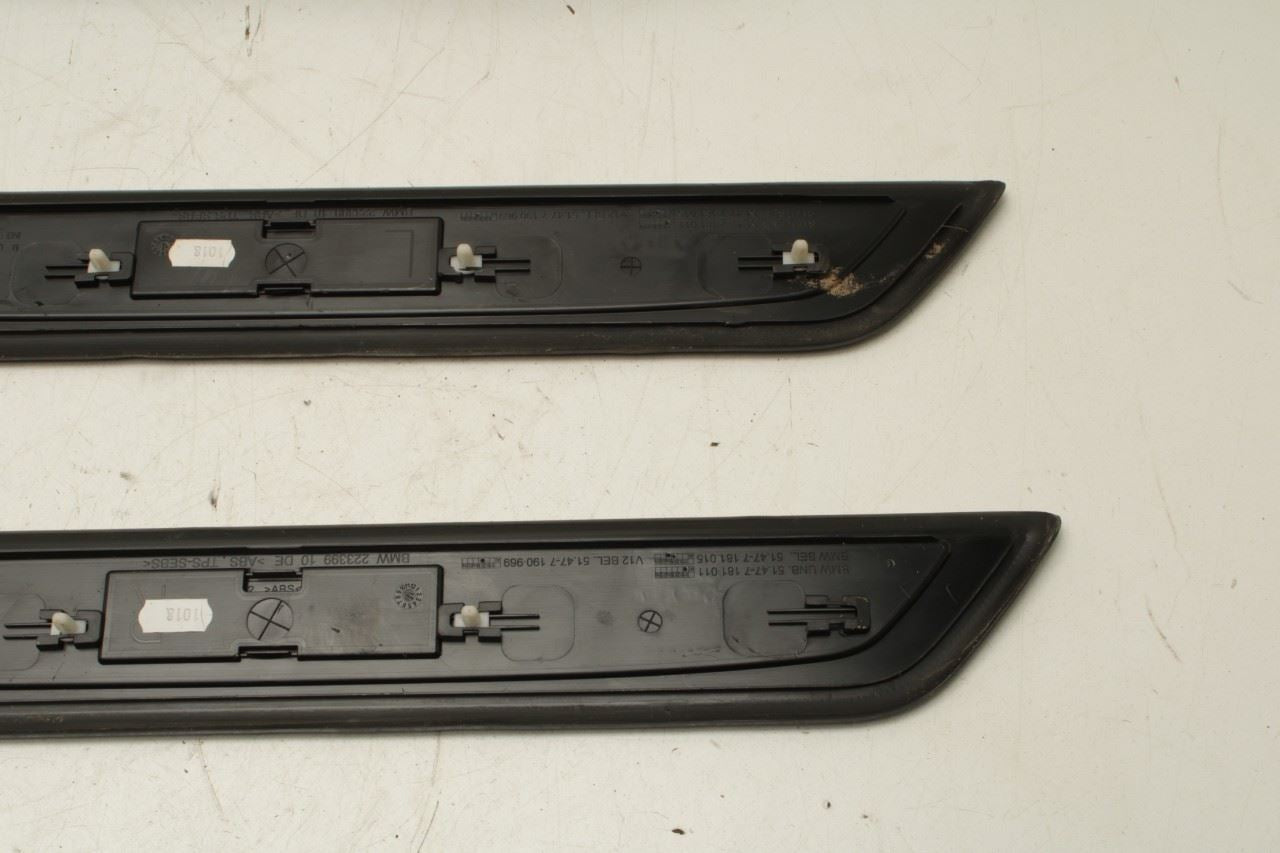 2010-15 BMW 750Li xDrive FR and RR Right and Left Door Sill Scuff Plate Set of 4 - Alshned Auto Parts
