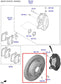 2018-23 Kia Stinger GT2 AWD Rear Right and Left Side Brake Disc Rotor Brembo Set - Alshned Auto Parts