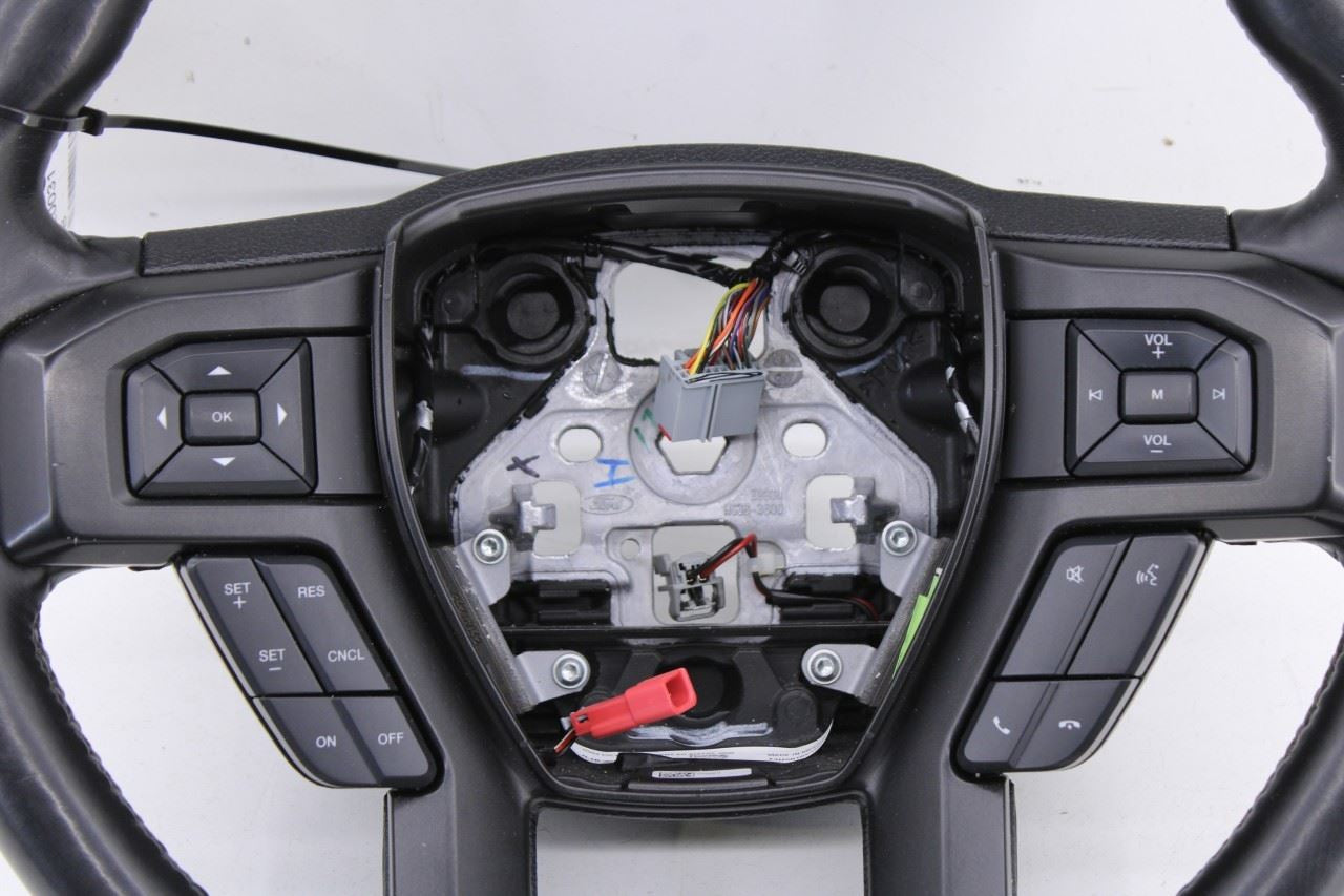 18-20 Ford Expedition Limited 3.5L 4WD Steering Wheel Leather w/ Control Buttons - Alshned Auto Parts