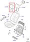 10-12 Land Rover Range Rover HSE 4WD Front Right and Left Side Seat Headrest Set - Alshned Auto Parts