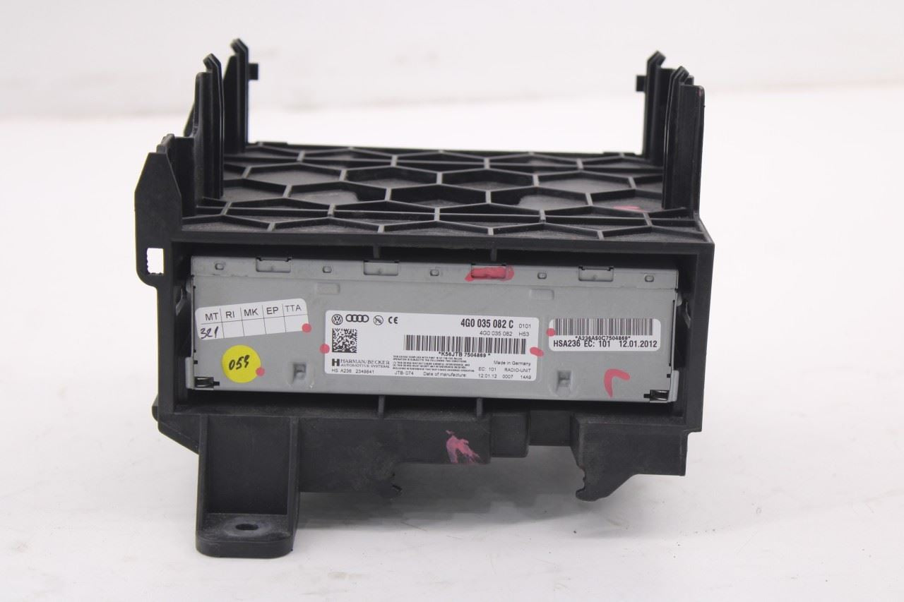 2012 Audi A7 Premium Harman Becker Trunk Audio Radio Receiver 4G0035082C OEM3