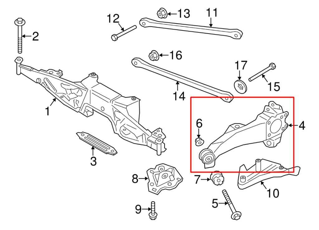 2016-19 Mini Cooper Clubman 4WD Rear LH Trailing Arm and Knuckle Hub 33326851579 - Alshned Auto Parts