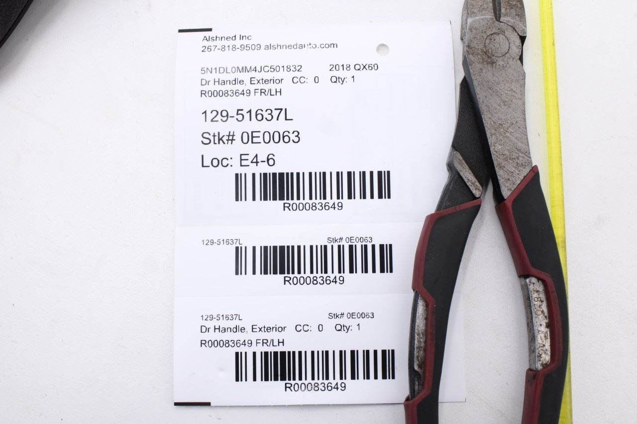 14-20 Infiniti QX60 3.5L Front Driver Left Side Door Exterior Handle 80641-3JA0B11