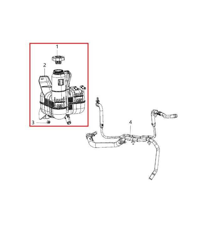 2015-2023 RAM 2500 Tradesman 6.4L Radiator Coolant Reservoir Bottle 68184910AF - Alshned Auto Parts