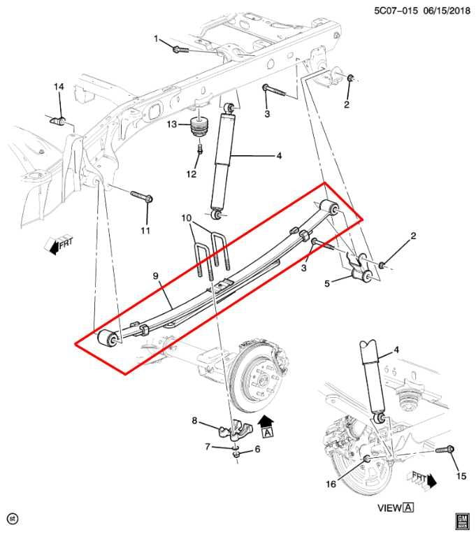 19-24 Chevrolet Silverado LT-L 4WD Rear Driver LH Side Leaf Spring 86808679 OEM - Alshned Auto Parts
