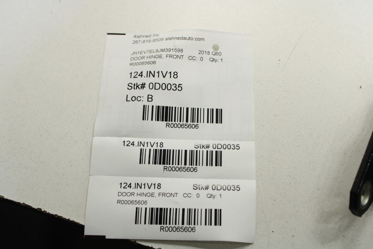 2017-22 Infiniti Q60 Luxe Front Right Door Hinge Upper and Lower Set 80400-JL00B - Alshned Auto Parts