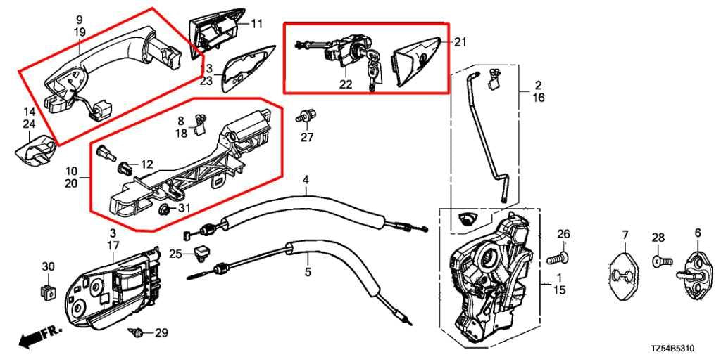 2014-20 Acura MDX w/ Technology Pkg Front Driver Left Side Door Exterior Handle - Alshned Auto Parts