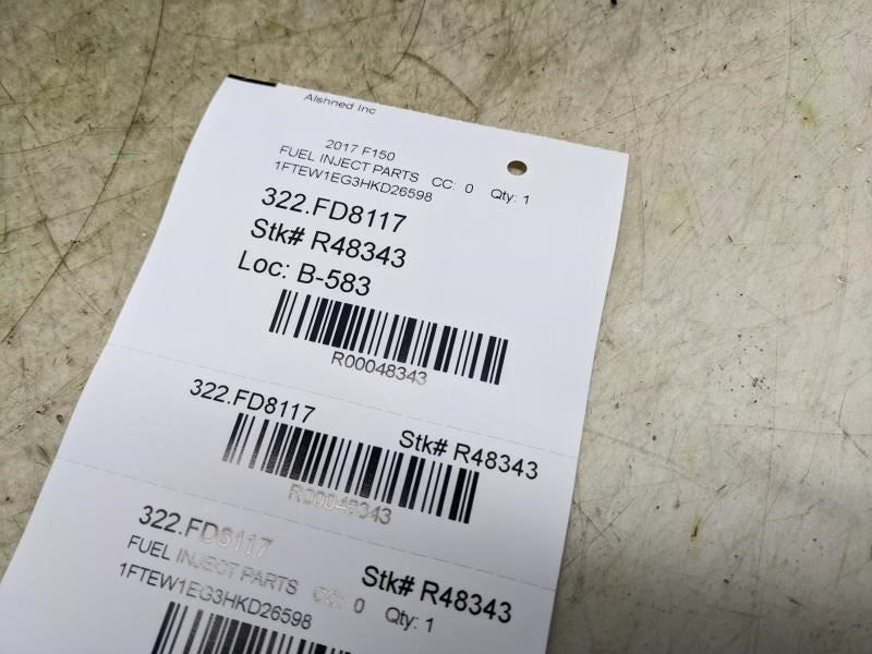2017-2020 Ford F150 Engine Left Side Lower Fuel Injection Rail HL3E-9F797-FE OEM - Alshned Auto Parts