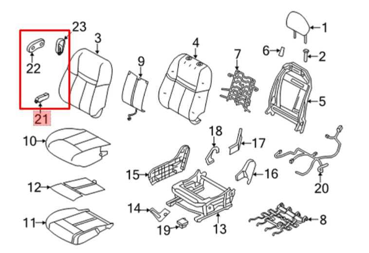 2020-22 Nissan Rogue Sport SL 2.0L Front Right Side Seat Power Adjustment Switch - Alshned Auto Parts