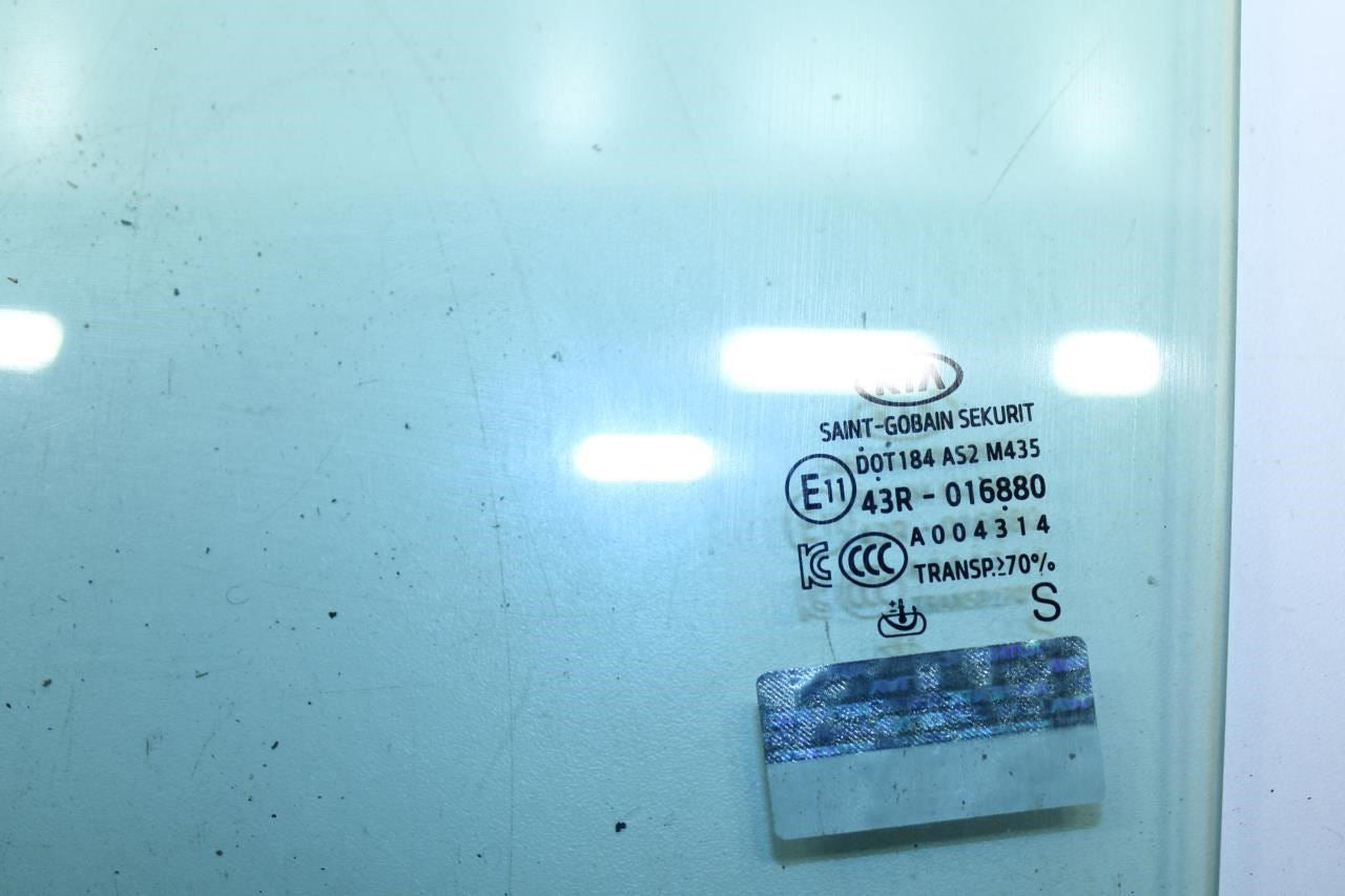 2018-2023 Kia Stinger GT1 Rear Left Driver Side Door Window Glass 83410-J5010-DS - Alshned Auto Parts