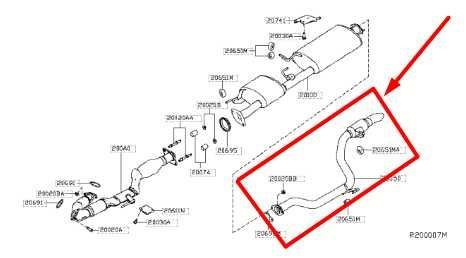 16-20 Infiniti QX60 3.5L AWD Exhaust Post Muffler Tail Pipe Assy 20350-6JA0A OEM - Alshned Auto Parts