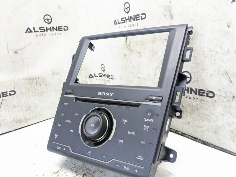 14-15 Ford Fusion Sony Audio Radio Climate Faceplate Control ES7T-18E245-PA OEM - Alshned Auto Parts