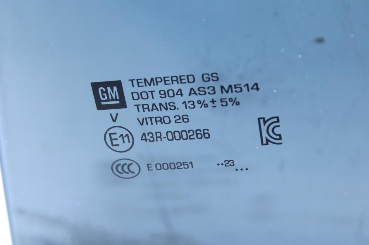 2019-2025 Cadillac XT4 Premium Rear Left Driver Side Door Window Glass 84749627 - Alshned Auto Parts