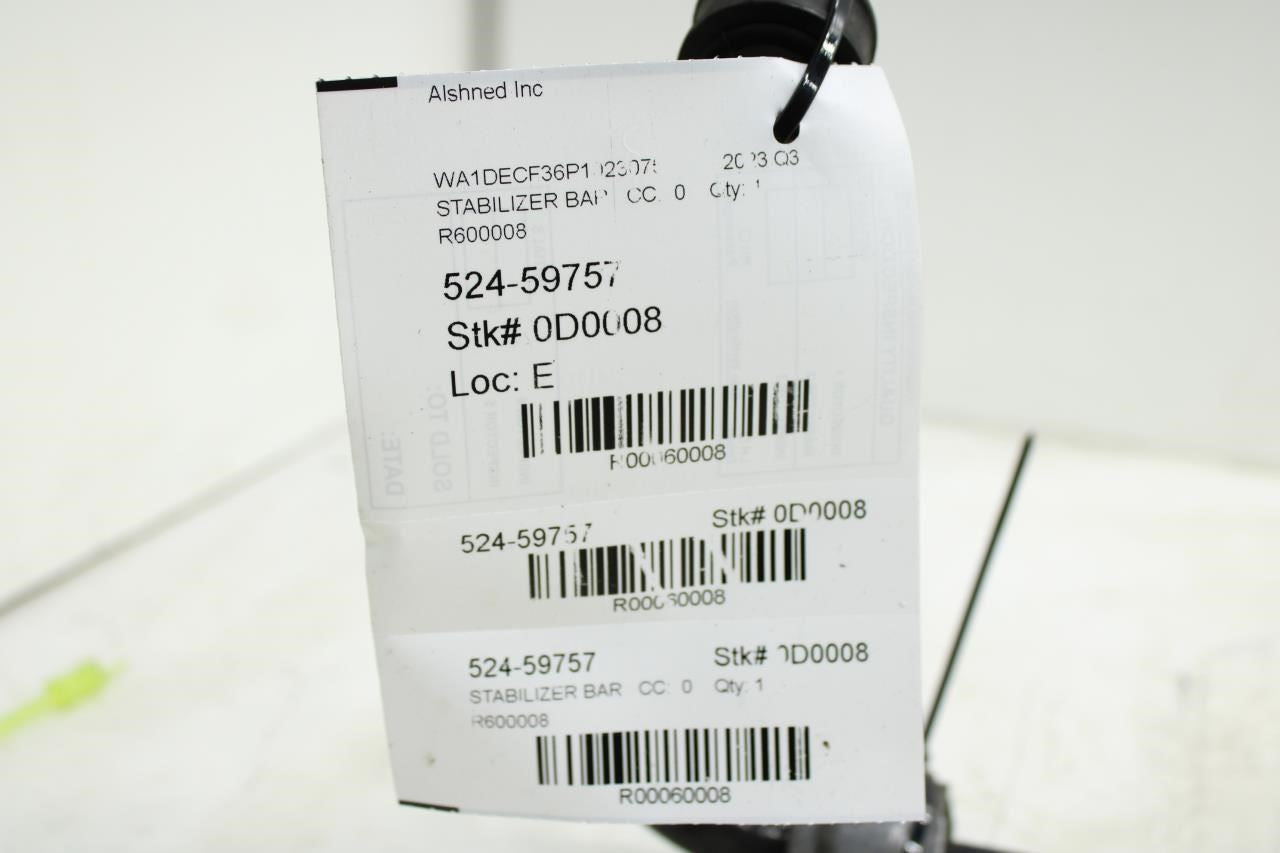 2019-2024 Audi Q3 S Line AWD Rear Stabilizer Sway Anti-Roll Bar 5Q0-511-305-BF - Alshned Auto Parts