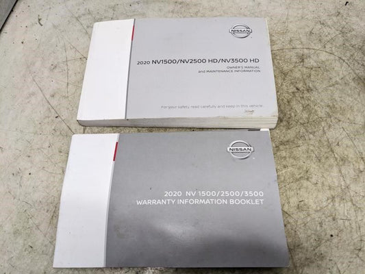 2020 Nissan NV1500/NV2500 HD/NV3500 HD Owners Manual Set OM20EA-0F80U0 OEM - Alshned Auto Parts