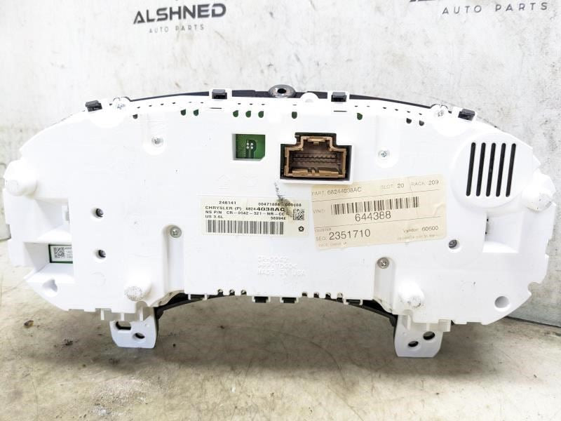 2015 Jeep Grand Cherokee Speedometer Gauge Instrument Cluster 92K 68244038AC OEM - Alshned Auto Parts