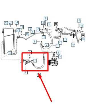 2012-2024 Dodge Durango 3.6L A/C Refrigerant Discharge Line Hose 68161177AD OEM - Alshned Auto Parts