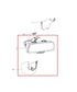 2014-2016 Dodge Durango SXT Interior Inside Rear View Mirror 68144049AF OEM - Alshned Auto Parts