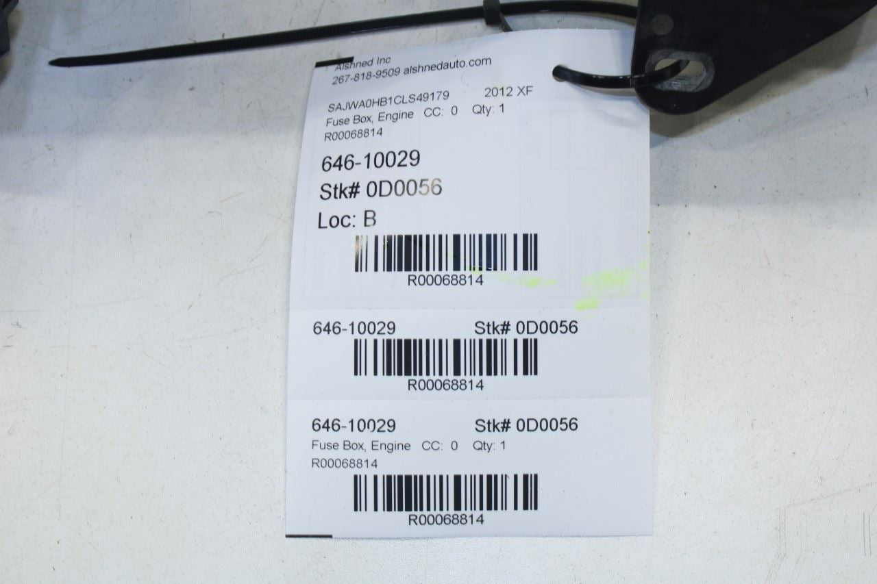 2010-15 Jaguar XF Portfolio 5.0L RWD Engine Bay Fuse Relay Junction Block *ReaD* - Alshned Auto Parts