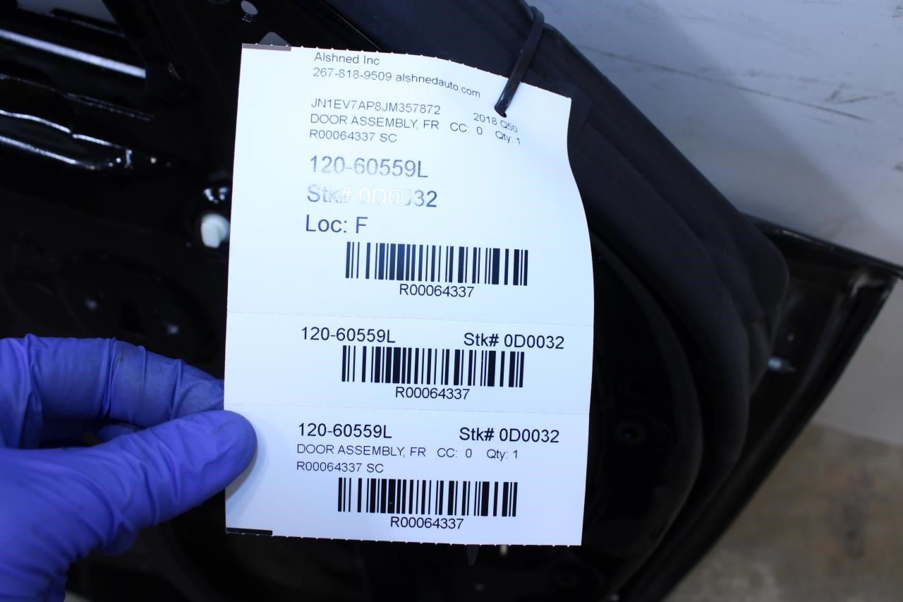 2014-2023 Infiniti Q50 Luxe RWD Front Left Driver Door Shell Panel H010A-4GAMA - Alshned Auto Parts