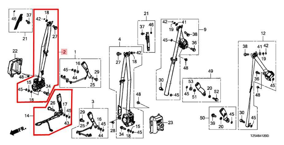 14-20 Acura MDX Advance 3.5L AWD Front Passenger Right Side Seat Belt Retractor - Alshned Auto Parts